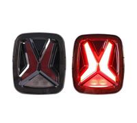 YSQHSODS Luces Traseras Luces Traseras LED De Coche Para Jeep Para Wrangler TJ XJ YJ Luces Traseras Con Señal Giro DRL 30w Lámpara Marcha Atrás Modificación Universal 12V Pilotos Traseros