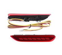 YSQIFBABD Luces señal Giro Reflector LED Choques Trasero Coche Luz Freno Para Nissan Para X-trail T32 Para Leaf Para Qashqai J11 Intermitente Dinámico 12V(A)