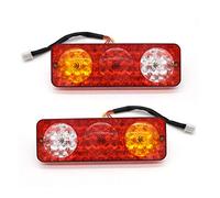 YSQIFBABD Luces Traseras Faros Traseros 2X 12/48-60V Señal De Giro del Coche Freno Indicador De Advertencia Lámpara Eléctrica De Tres Ruedas Luz Trasera Semicerrada Vehículo Triciclo Luz Trasera