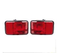 YSQIFBABD Luz Antiniebla Trasera para Jeep para Wrangler (2007-2018), Carcasa De Repuesto Sin Bombilla, Luces De Advertencia 55078104ac Y 55078105ac. Antiniebla Automóvil