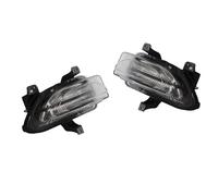 YSQIFBABD para Jeep para Renegade 2015-2018, Parachoques Delantero, luz antiniebla LED, luz Diurna, Conjunto de luz antiniebla con señal de Giro ámbar Antiniebla Automóvil