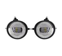 YSQIFBABD para Mazda 2 3 6 Cx-5 Cx-7 Cx-8 Cx-9 RX-8 MX-5 2004-2017, Conjunto de Faros antiniebla LED Angel Eyes, luz Diurna Blanca Antiniebla Automóvil(Without Angel Eyes)