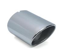 YSQIFBABD Silenciador De Punta De Escape De Acero Inoxidable para Toyota para RAV4 2020 2021 2022 2023 Accesorios para Coche Tubo de Escape del Coche(Plata)