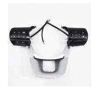 YSQOFDNFD Botones Multifunción para Volante De Coche Botón Volante Coche Control Volumen Interruptor Sonido para Hilux para Revo para Fortuner 2015-2020 84250-0K320 84250-0K320-C1(Plateado)