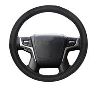 YSQOFDNFD Funda para Volante Funda Cuero Volante Coche para Toyota para Land para Cruiser para Prado 90 100 120 150 200 300 Fj para Cruiser Accesorios Coche Funda de Volante(Black-Black)