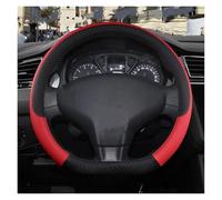 YSQOFDNFD Funda Volante para Citroen C para Elysee 9 Colores Funda para Volante De Coche De Cuero PU Accesorios Antideslizantes Cubiertas Volante(D Red)