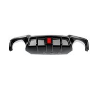 YSQOJF Alerón Trasero para Serie 5 F10 Parachoques 2010 2011 2012 2013 2014 2015 2016 Difusor Trasero con Apariencia Carbono con luz LED Alerones Carreras(Mirada de Fibra de Carbono)