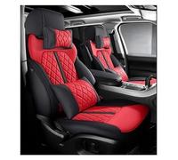 YSQOJF Cubierta Asiento Automóvil De Cuero Juego Funda Asiento Coche para para 3/4 Serie E46 E90 E91 E92 E93 F30 F31 F34 F35 G20 G21 F32 F33 F36 Seat Cars Cubreasiento(Black Red Lux)