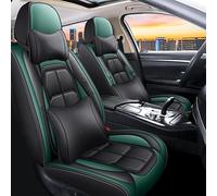 YSQOJF Cubierta Asiento Automóvil Funda Universal Asiento De Coche para Chrysler Todos Los Modelos para 300C 200 para Grand para Voyager para Accesorios Pacifica Cubreasiento(Green Pillow)