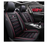 YSQOJF Cubierta Asiento Automóvil Fundas Cuero Asientos Coche para Clio para Megane para Fluence para Duster para Koleos para Kangoo para Talisman para Laguna Protectores Cubreasiento(Negro Rojo)