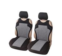 YSQOJF Cubierta Asiento Automóvil Fundas De Asiento Coche Coches Estilo Chaleco Cubo Accesorios Protector Asientos Delanteros Ajuste Mayoría Los Camiones Furgonetas Cubreasiento(2PCS Gray 2)