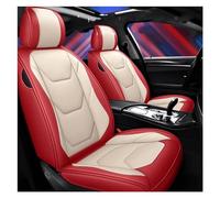 YSQOJF Cubierta Asiento Automóvil Fundas De Cuero Asientos Coche Accesorios Interiores Universales para Mazda CX-3 CX-5 para 3 BK BL para 6 GH GG 2 5 CX-7 CX-9 CX-30 Cubreasiento(Red White)