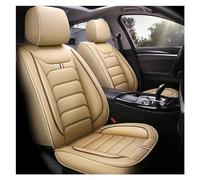 YSQOJF Cubierta Asiento Automóvil Fundas De Cuero para Asientos Coche Accesorios Interiores para X3 E83 G30 F25 X5 E53 X1 E84 F01 F15 E65 X6 E71 F31 F45 Cubreasiento(Beige)