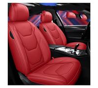 YSQOJF Cubierta Asiento Automóvil Fundas Universales De Cuero Asientos Coche para Subaru para Legacy 2014 2022 para Impreza XV para Forester 2010 2015 para Outback 2012 Accesorios Cubreasiento(Rojo)