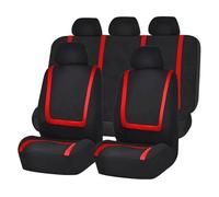 YSQOJF Cubierta Asiento Automóvil Juego De Fundas Asientos Coche Accesorios Aptos para Kia para Rio 3 para Spectra para Soul 2011G Protector Asiento Trasero Delantero Y Cubreasiento(Rojo)