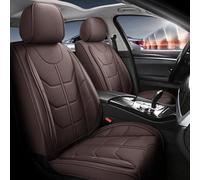 YSQOJF Cubierta Asiento Automóvil Juego De Fundas para Asientos Coche Accesorios Automóviles para Golf 4 para 5 Funda Asiento Estilo Cuero para Cubreasiento(Café)