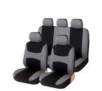 YSQOJF Cubierta Asiento Automóvil Protectores De Asiento Coche para Fiat para Stilo Fundas Universales para Asientos 5 Cojines para Automóviles Cubreasiento(Gray Full Set)