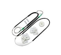 YSQOJF Elevalunas Piezas De Coche Estilo Para Para E46 3 Series Kit Reparación Regulador Ventana Con Deslizador Metal Delantero Derecho 2001-2005 ElevacióN Ventana