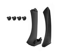 YSQOJF For E90 E91 3 Series 318 320 Car Inner Interior Door Panel Handle Pull Trim Cover Kit Accessories Left Right Side Manillas Coche(Left Black)
