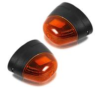 YSQOJF Luces de giro 1 Par Para Ford Para Transit MK6 Para MK7 Luz Indicadora Lateral Delantera Izquierda Derecha Impermeable Lámpara Repetidora Luz Señal Giro Indicador Intermitente Lateral