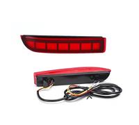 YSQOJF Luci Posizione Laterali Luz LED Parachoques Trasero Coche Para Toyota Para RAV4 Para PREVIA Para Alphard Para Estima 2006-2012 Reflector Freno Señal Giro(Red A)