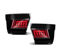 YSQOJF Luz antiniebla LED Lámpara Antiniebla Trasera Para Toyota para Land Para Cruiser 250 LC250 2024 2025 Luz LED Parachoques Trasero Señal Giro Freno(Model C Red)