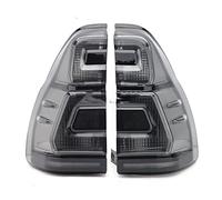 YSQOJF Luz Trasera LED De Coche Para Toyota Para Land Cruiser Para Prado RZJ120 GRJ120 KZJ120 KDJ120 2003-2009 Luz Antiniebla Automática Luces Marcha Atrás(Black Cover)