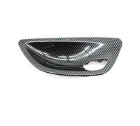 YSQOJF Manija Puerta Interior Coche Para Serie 5 F10 F11 520i 523i 528i Manija De Apertura Panel La Puerta Automóvil Cubierta Del Cuenco Embellecedor Puerta Panel Manija(Carbon Fiber Right)