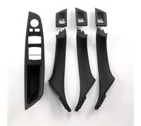 YSQOJF Manija Puerta Interior Coche Para Serie 5 F10 F11 523i 525i 528i 530i LHD Juego De Manijas Interiores Para Reposabrazos De Puerta De Coche 5141 7225 873 Puerta Panel Manija(Negro)
