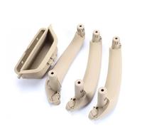YSQOJF Manija Puerta Interior Coche Para X3 X4 F25 F26 2010 2011 2012-2016 Manija Interior De La Puerta Del Coche Tirador Del Panel Embellecedor 51417250307 Puerta Panel Manija(LHD 4PCS Beige)