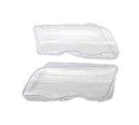 YSQOJF Para E46 4 Puertas Serie 3 1998 1999 2000 2001 Pantalla Lámpara Cubierta Lente Cabeza Brillante 1 Uds/1 Par Faro Coche Cubierta Transparente Faro(Pair)