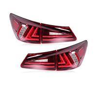 YSQOJF Para Lexus IS250 IS350 ISF 2006-2013 Conjunto De Luces Traseras Con Luz De Freno De Señal De Giro Lente Roja Oscura Luces Marcha Atrás