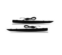 YSQOJF Para Lincoln MKZ 2013-2020 Cola/freno Parachoques Trasero Reflectores Luces Luz Antiniebla Trasera, Luz De Señal De Giro Secuencial Canbus Luces Marcha Atrás(Smoked Lens)