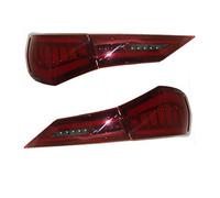 YSQOJF Para Nissan Para Sylphy/para Sentra/para Pulsar 2019 2020 2021 Luces Traseras Ahumadas Lámparas Traseras Montaje De Animación De Arranque Luces Marcha Atrás(Rojo,1set)