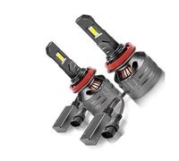 YSQOJF Tercera luz freno Luz Antiniebla Con Lente Proyector 3 Pulgadas Bombilla LED Xenón H11 D2S 12V Lámpara Antiniebla Con Lente Bixenón Para Daihatsu(2pcs H11 LED Bulb)