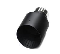YSQOJF Tubos Extremo Coche 1 Pieza De Tubo De Punta De Silenciador De Coche De Acero Inoxidable Boquilla De Escape Universal para VW para GTI MK7 para Golf 7 Garganta Cola(ID63MMOD114MM)