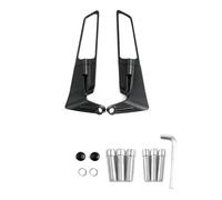 YSRWTBBA Compatible con Z900 Z650 2021 2022 2023 Espejos de Motocicleta Kits de Espejos Stealth Winglets Espejos Ajustables Espejos Laterales de Motocicleta