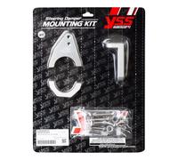 YSS Kit de montaje del amortiguador de dirección, negro