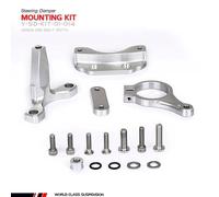 YSS Kit de montaje para amortiguador de dirección, negro