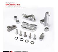 YSS Kit de montaje para amortiguador de dirección, negro