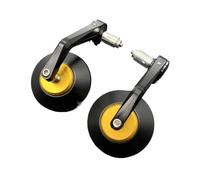 YSSLYEU Espejos Retrovisores Moto Compatible con XL1000V para XL700V para NT700V Espejos Retrovisores De Motocicleta Espejo De Manillar De Motocicleta Espejo Lateral Trasero De Motocicleta