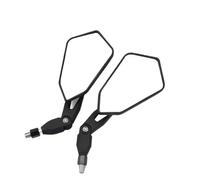 YSSLYEU Espejos Retrovisores Moto Compatible con Yamaha para DT50 para MT07 para MT09 Espejos Retrovisores De Motocicleta Espejo De Manillar De Motocicleta Espejo Lateral Trasero De Motocicleta