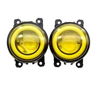 YSSMAO 2 unids Accesorios para automóviles LED Bombilla Niebla luz de ángel Ojo Blanco/Amarillo para Nissan Navara D40 Note E11 Pathfinder R51 Pixo UA0,Warm White