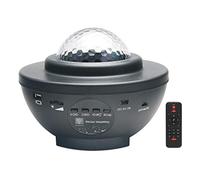 YSSMAO Star Projector Starry Galaxy Night Light para Dormitorio Ocean Wave Star Lámpara para Dormir con Altavoz de música Bluetooth Control de Voz Luz de Cielo de 10 Colores