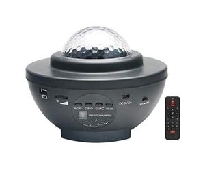 YSSMAO Star Projector Starry Galaxy Night Light para Dormitorio Ocean Wave Star Lámpara para Dormir con Altavoz de música Bluetooth Control de Voz Luz de Cielo de 10 Colores