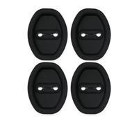 YSSQOVO 4 Piezas Protección Negra para Cerradura de Puerta para Mercedes Sprinter W906, Cubiertas de Silicona contra Golpes Protector Cerradura (Negro)