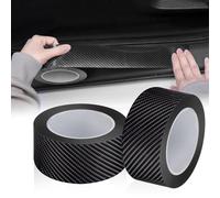 YSSQOVO Carbono Fibra Protector Puerta Umbral para Seat Arona 1 (I) KJ7 I 2017-2024, 5cm x 10m Protector Parachoques Coche Vinilo Coche Protector Puertas Coche