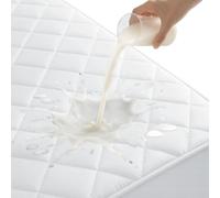YSTELLAA Protector Colchon 160x190cm, Blanco | Funda Colchon Antiacaros Allergenic, Transpirable, Ajustable, Cubre Colchón Hasta 30cm de Profundidad