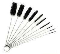 YSTrillion 10 PCS Cleaning Bottle Brush Set, Cepillos de Limpieza,Cepillo de Limpieza de Tubos,Nylon Cepillos de Botella,Cepillo Limpiador de Tuberías para Tubos de Rnsayo,Tetera,Pajitas