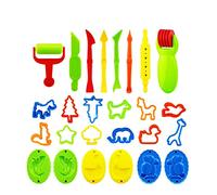 YSTrillion 26 Piezas Moldes Plastilina,Herramientas de Arcilla y Masa,Arcilla Moldes,Herramientas Plastilina para Niños